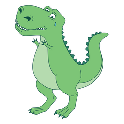 Design PNG E SVG De Tiranossauro Rex Desenhado Dinossauro Para Camisetas