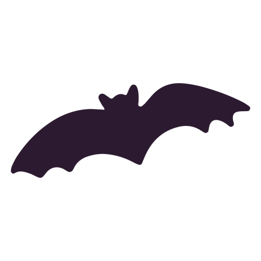 Silhueta de morcego voar fofo Desenho PNG