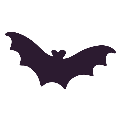 Silhueta de morcego voando fofo Desenho PNG