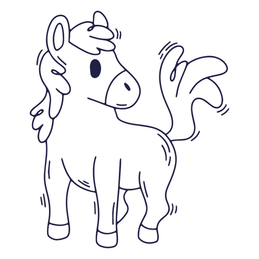 Design PNG E SVG De Cavalo Pulando Elegante Preto Para Camisetas