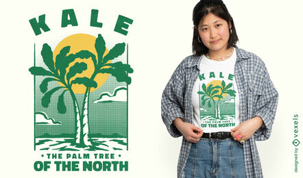 Kale palm quote t-shirt design