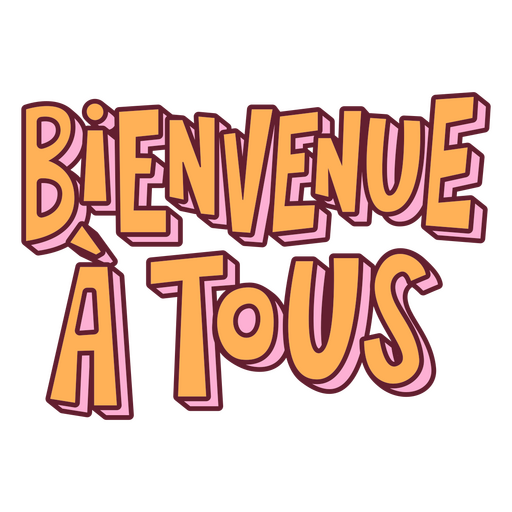 Bienvenue a tous cotización Diseño PNG