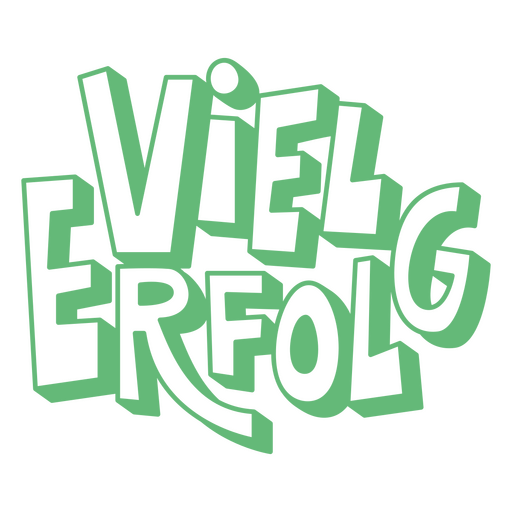 Das Logo für viel Erfolg PNG-Design