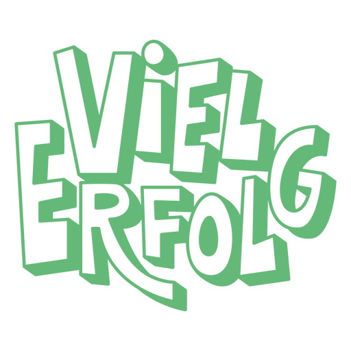 The logo for viel erfolg PNG Design