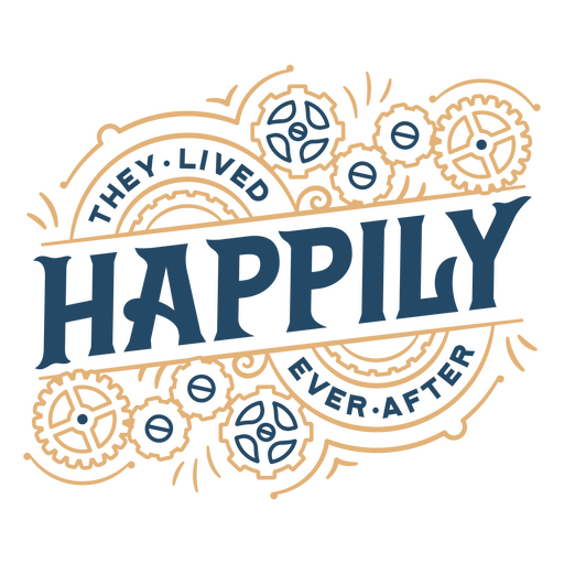 Logo for happily beer after hours PNG Design