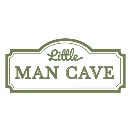 El logo de la cueva del hombrecito. Diseño PNG