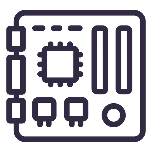 Elemento de tecnologia do ícone da CPU Desenho PNG