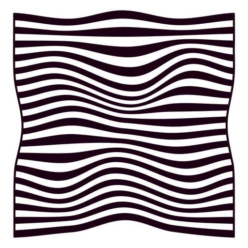 Línea ondulada morada Diseño PNG