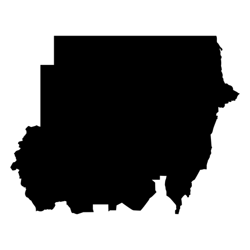 Desenho de mapa de silhueta de um estado geográfico Desenho PNG