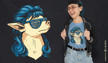 Mullet chihuahua t-shirt design