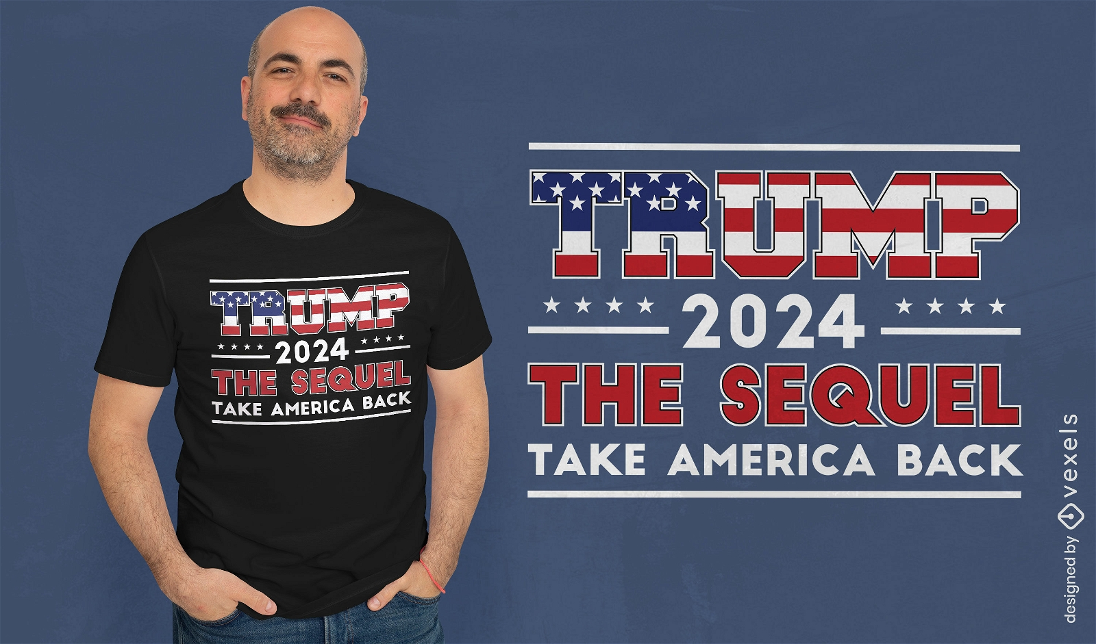 Design de camiseta com citação da Presidência dos EUA