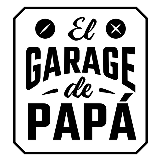 Design de sinalização com tema de oficina de pai Desenho PNG