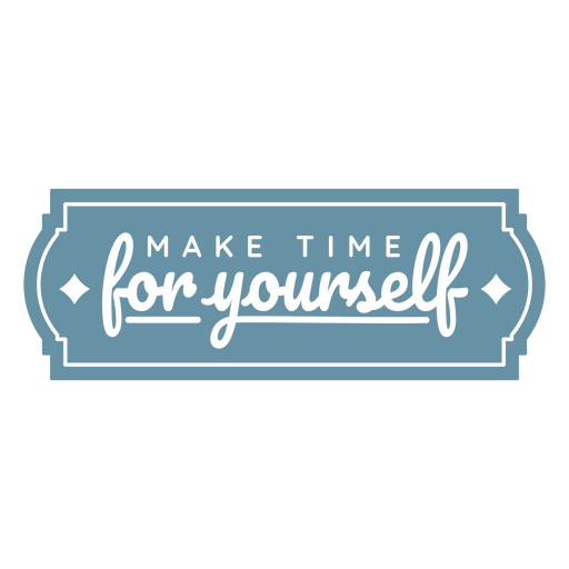 Design de citação inspiradora sobre autocuidado Desenho PNG