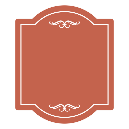 Elegant vintage frame design PNG Design