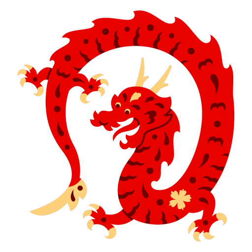 Design de camiseta com criatura mítica vermelha ousada e detalhes intrincados Desenho PNG