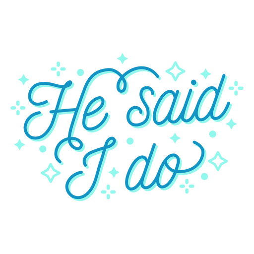 Design de camiseta com citação divertida de casamento e elementos brilhantes Desenho PNG
