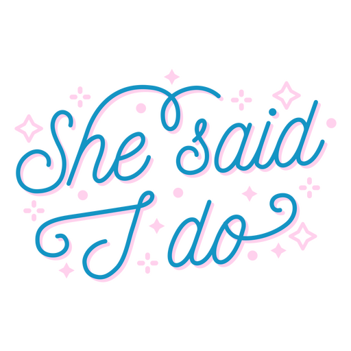 Design de camiseta com citação de noivado caprichosa e elementos decorativos Desenho PNG
