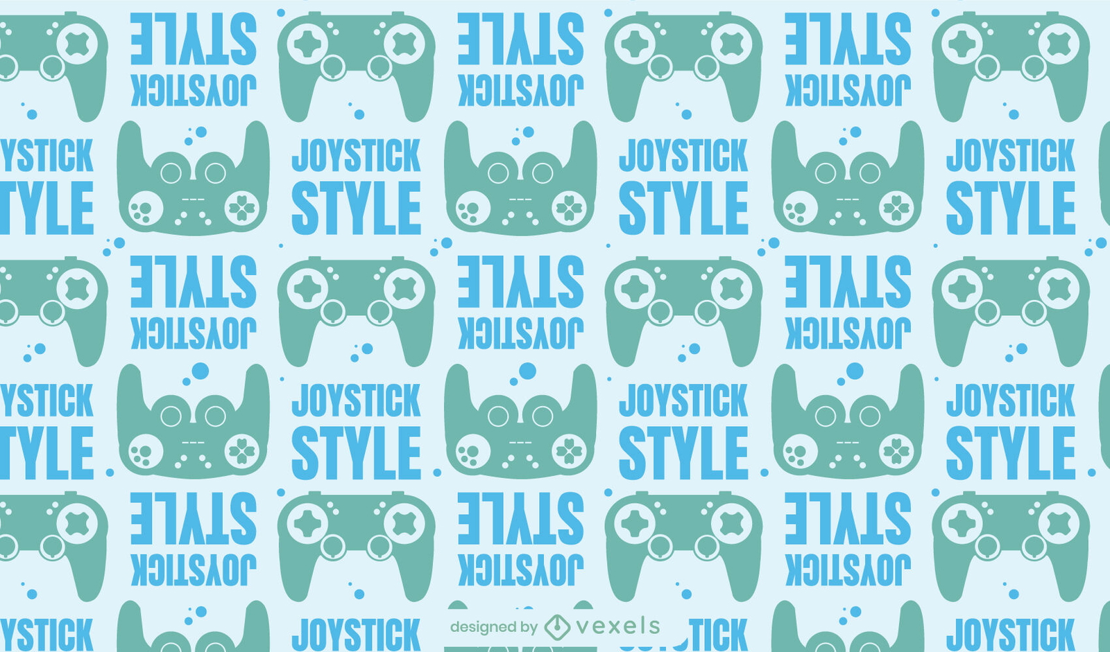 Diseño de patrón de estilo joystick