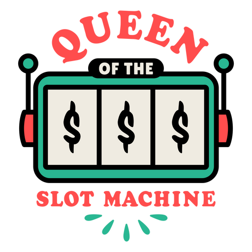 Königin der Spielautomaten PNG-Design