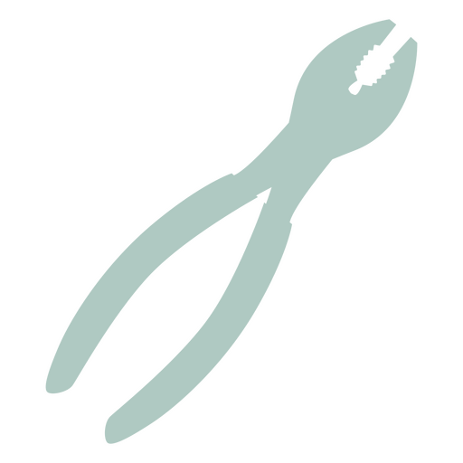 Pair of pliers silhouette simple PNG Design