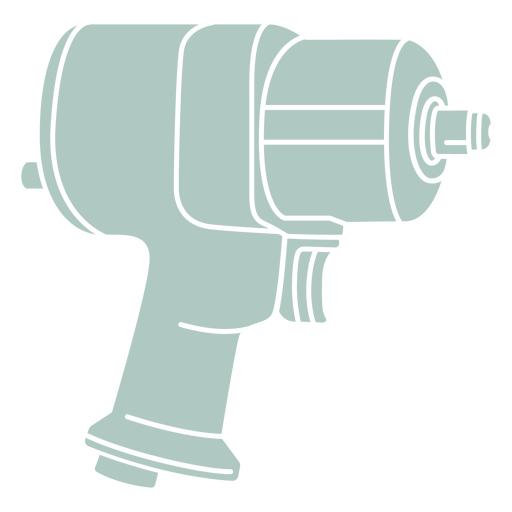 Cordless drill cut out PNG Design