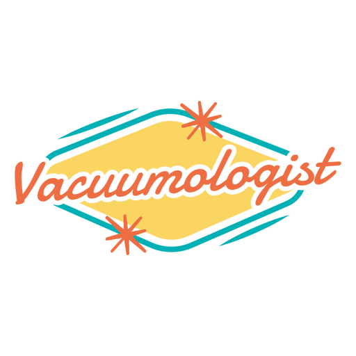 La palabra vacuólogo Diseño PNG