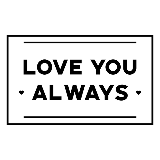 Design de citação de amor ousado com uma mensagem sincera Desenho PNG