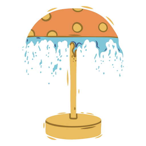 Ilustración de una lámpara de queso divertida Diseño PNG