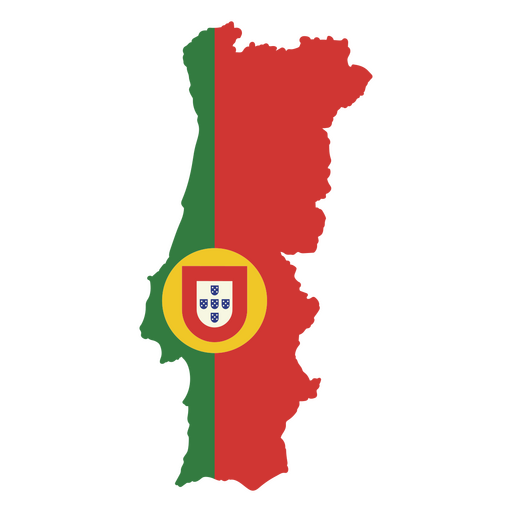 The flag of portugal PNG Design