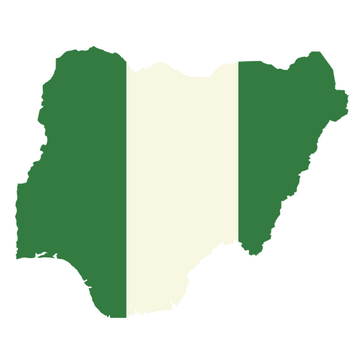 The flag of nigeria PNG Design