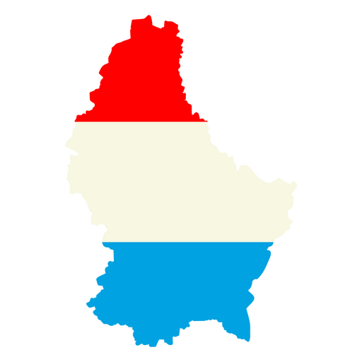 Karte mit der Flagge Belgiens PNG-Design