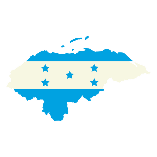 Die Flagge von Honduras PNG-Design