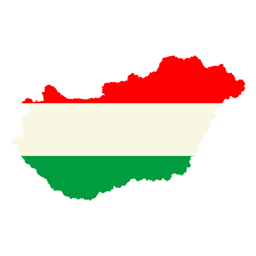 Die Flagge von Ungarn PNG-Design