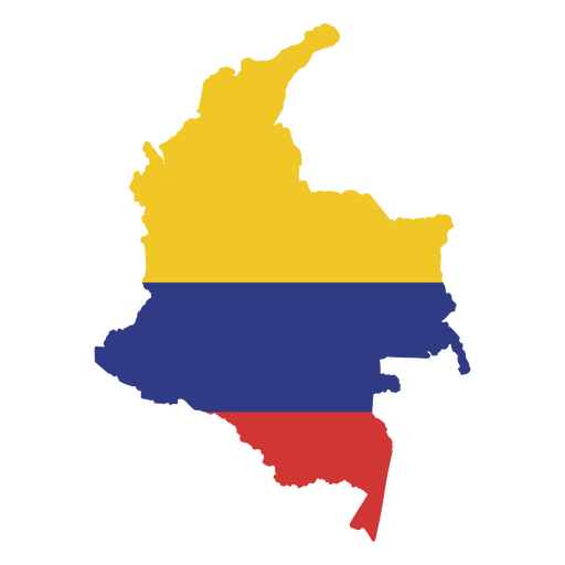 la bandera de colombia Diseño PNG