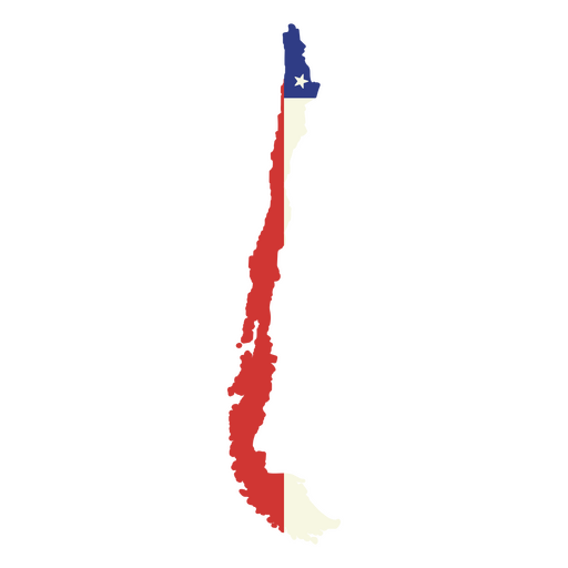 A bandeira do Chile Desenho PNG