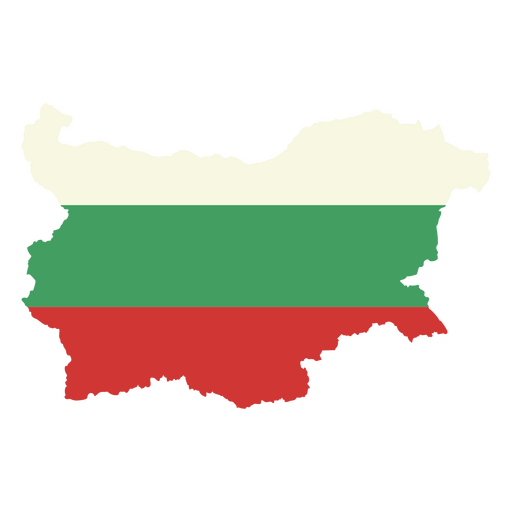 Die Flagge Bulgariens PNG-Design