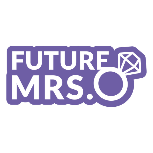 Logotipo de la futura señora o Diseño PNG