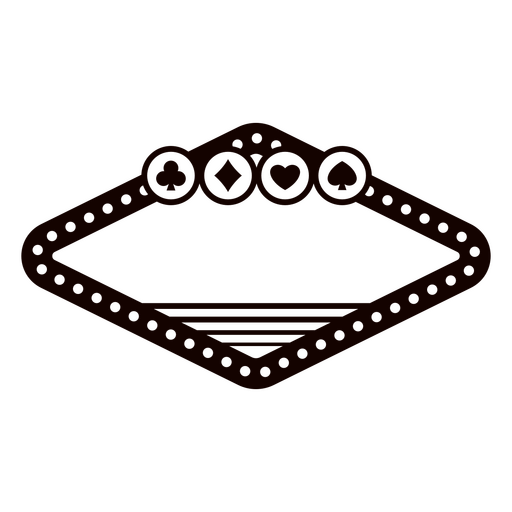 Diseño gráfico único con temática de naipes Diseño PNG