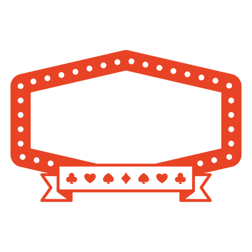 Auffälliges Retro-Marquee-Rahmendesign PNG-Design