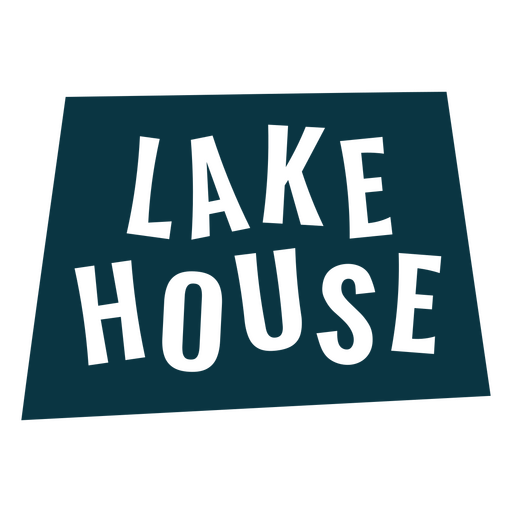 The lake house quote PNG Design