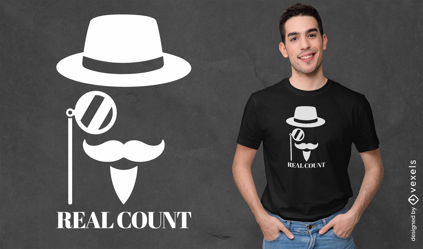 Real count t-shirt design