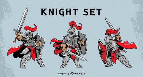 Armoured knight design set