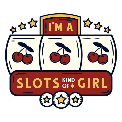 Ich bin ein Slots der Art Mädchen PNG-Design