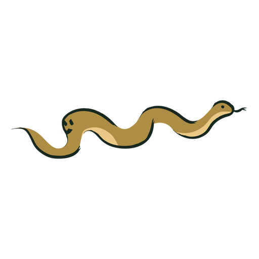 Ilustração de uma cobra Desenho PNG