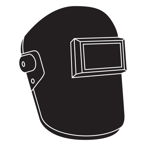 Ilustração de máscara de soldagem estilosa Desenho PNG