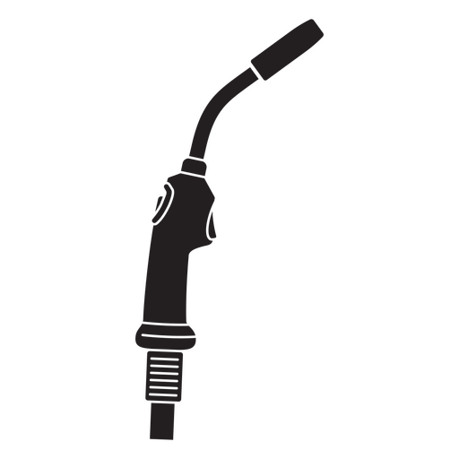 Ilustración elegante de una antorcha de soldadura Diseño PNG