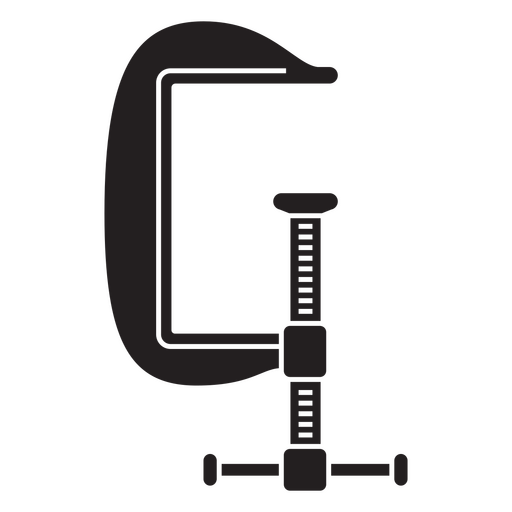 Letra g estilizada com design de grampo Desenho PNG