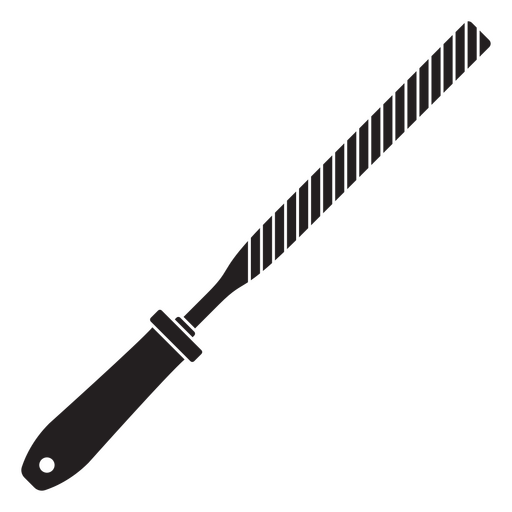 Stylish black and white wood rasp illustration PNG Design