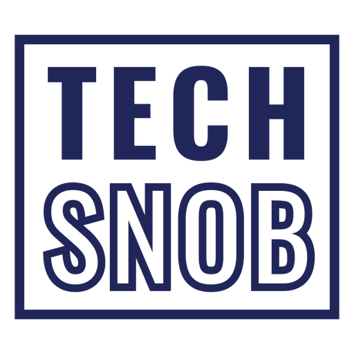 Tech snob quote PNG Design
