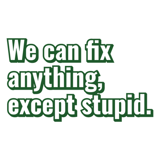 We can fix anything except stupid PNG Design